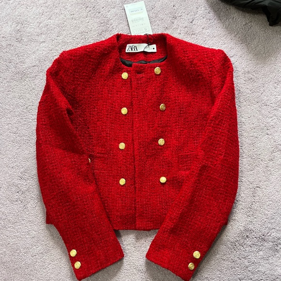 Zara textured blazer - Picture 1 of 3